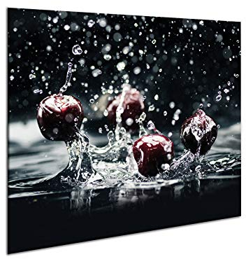 Ceramic Induction Hob Protector Cover 60 cm x 52 cm | Kitchen Wall Splashback | Large Chopping Board | Universal Tempered Glass Panel | Worktop Saver | Food Preparation | Sink Cover | by semUp