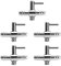 Fdit 5Pcs Aquarium Air Tube Distributor Aquarium Einkopf-Luftverteiler Edelstahl Luftstromregelhebel Ventilsatz Aquarium Sauerstoffpumpe Luftschlauchventil