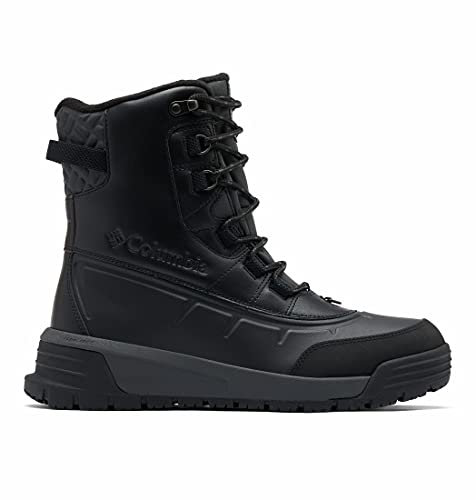 Columbia Bugaboot Celsius wasserdichte Schneestiefel für Herren, Schwarz (Black x Shark), 44.5 EU