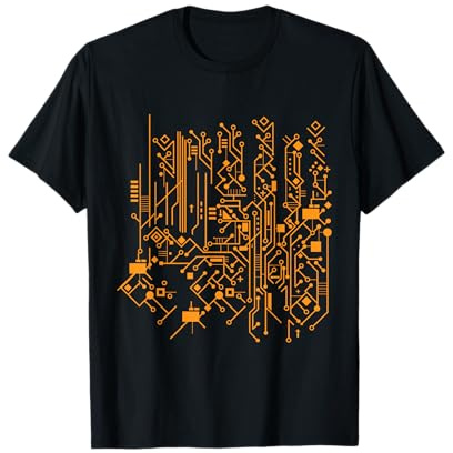Mainboard Motherboard Schaltkreis CPU Nerd Geschenk T-Shirt