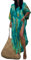Bsubseach Women Beach Kaftan Dresses Half Sleeve Plus Size Bathing Suit Cover Ups Caftan Dresses Print
