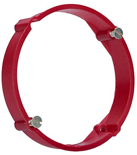Voxura Putzausgleichsring für Unterputz-Gerätedosen Schalterdosen 12mm Tiefe flach Ø 60mm UP Rot 100 Stück