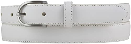 BELTINGER Damen-Gürtel aus Vollrindleder 2,5 cm | Schmaler Gürtel für Damen 25mm | Bombierter Ledergürtel