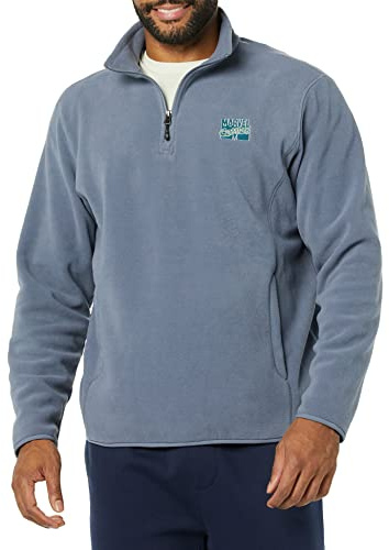 Amazon Essentials Herren Polar-Fleece-Mockjacken mit Viertelreißverschluss
