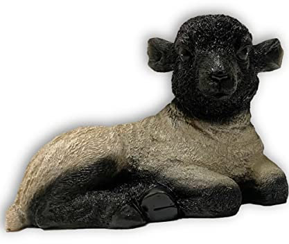 Gartenbild Schaf eine Schaffigur 24cm - Tierfiguren Dekoration