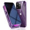 OMGZONE Privacy Case for iPhone 14 Pro Magnetic Cover,Screen Protector built-in Anti-peep Tempered Glass Full Cover with Camera Protector,360 Degree Metal Bumper Case for iPhone 14 Pro,Purple