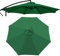 KDHKDFN Toile De Rechange Pour Parasol Déporté, Toile De Parasol Ronde 3m 8 Baleines Toile De Remplacement(Color:vert)