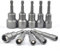 6-19mm Magnetic Nut Setter Driver Drill Bit Set 1/4 inch Hex Shank Quick Change Metric Nut Driver Set - 10pcs