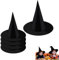 HASAGEI Halloween Hexenhüte, Hexenhut Schwarz Halloween Party Hüte Kostüm Zubehör Kostüm Party Gefälligkeiten Festival (8 Pcs)