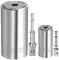 Juego de llaves universales (11-32 mm, 7-19 mm), herramienta universal multifunción con adaptador de taladro, desenroscar cualquier perno de regalo para papá, marido, novio, hombres, regalo del día
