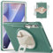 Junfire Funda Protectora para Samsung Tab S9 Plus/ S9 FE Plus, Galaxy Tab S9 Plus/S9 FE Plus/S8 Plus/S7 FE/S7 Plus a Prueba de Golpes con Correa de Mano, Soporte para lápiz, Color Verde Esmeralda