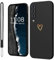 Mitetabo Handyhülle für Huawei P30 Hülle P30 Gold Liebesherz,Mädchen Case Weich Silikon Slim Stoßfest Kratzfeste Süßes Gold Love Schutzhülle für Huawei P30 Schwarz