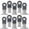 10 x SabreCut SCFNK10 Mix Bimetal (BIM) Long Life Multi Tool Blades for Bosch Fein Starlock/Starlock Plus and Starlock Max Multi Tool Fitting System and Accessories