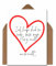 The Life Barn Postkarte mit Umschlag Liebe Karte zum Hochzeitstag Jahrestag Valentinstag