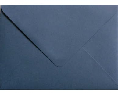 Netuno 25 Umschläge Dunkel-Blau DIN B6 125 x 175 mm 120g Crush Lavender Briefumschläge für Einladungskarten Geburtstagskarten Weihnachtskarten Hochzeitskarten Briefkuverts farbig umweltfreundlich