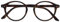 OPULIZE REY Lesebrille - Runder Retro-Rahmen - Mattbraunes Schildpatt - Herren Damen - Federscharniere - R56-2 - +2.00