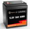 MOUDENSKAY 12V 5Ah LiFePO4 Akku Lithiumbatterie 12V Lithium-Batterie, Lithium-Eisen-Phosphat-Batterie,mit über 2500+Mal Tiefzyklus und BMS Schutz für Notstrombeleuchtung