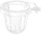 Aquarium Plant Holder Clear, Hydroponic Plant Basket Aquarium, Aquarium Plant Holder Top Hangings, Fish Tank Plant Pot Holder, Aquarium Planter Cups with Hole, Clear Aquarium Plant Basket, Hydro