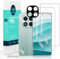 Ibywind 2 Piezas Protector Pantalla para Xiaomi Redmi Note 14 Pro 5G 6,67+1 Pieza Protector Cámara+1 Pieza Protector Trasera Fibra Carbono,Protector hidrogel TPU