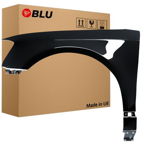 BLU Kotflügel Passend für Audi A3 8P II-generation LIFT LY9B Links Schwarz | 2008-2012 | Vorderseite Vorne | Lackiert | Einbaufertig
