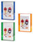 Qusedwey 3 Stück Acryl-Bilderrahmen, Bunter Tisch-Trockenblumen-Bilderrahmen, DIY-Bilderrahmen