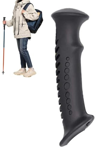 Trekking Pole Grip - Stick Grip, Walking Stick Monopod Grip, Trekking Pole Adapter | Ergonomic Hiking Pole Grip for Walking Sticks, Outdoor Activities, Climbing, 18mm Hole Diameter
