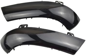 Spiegelblinker Dynamische,Dynamische Blinker Schwarz, Passend für VW GOLF 5 GTI V MK5, Passend für Jetta Passat B5.5 B6 Sharan Superb EOS, dynamische Blinkerleuchte, Seitenspiegelanzeige(Dynamic Smoke
