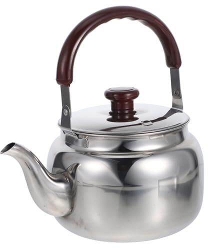 Gatuida Retro Kettle Water Pot for Wood Stove Kitchen Teapot Stainless Steel Kettle Tea Accessories Tea Pot