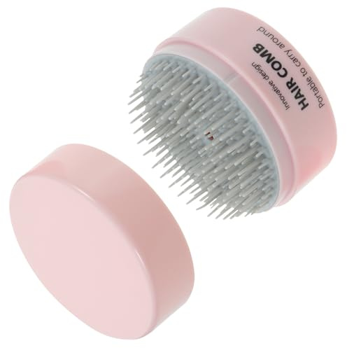 MAGICLULU Spazzola Massaggiante Portatile per Chioma da Donna, Mini Pettine Districante a Paletta Cuscino D’aria, Leggera e Delicata per Massaggio Capelluto, per Viaggi e Uso Quotidiano