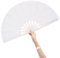 Amajiji Large Folding Fan- Chinese/Japanese Design Nylon-Cloth Handheld Fans, Perfect for Dance or Gift