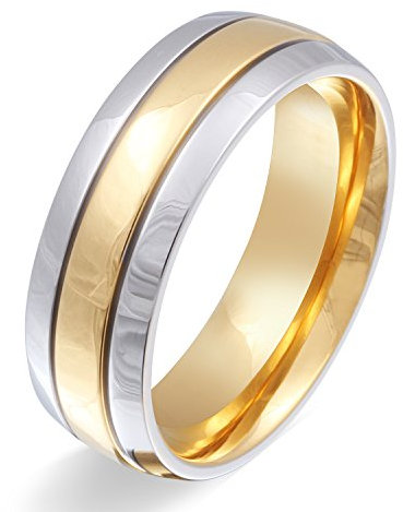 Juwelier Schönschmied - Unisex Partnerring Ehering Hochzeitsring Asilar Edelstahl 70 (22.3) 110Hac