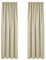 Deconovo Gardinen Verdunkelungsvorhänge mit Kräuselband Thermogardine Kälteschutz, 200x140cm(HöhexBreite), Beige, 2er Set