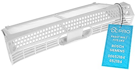 DL-pro Filtro a setaccio lanugine per Bosch Siemens Neff 00652184 652184 asciugatrice