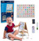 JoyKip Mini-Tischmagnettafel Schwarz-Weiß-Zeichenbrett für Kinder – Multifunktionaler doppelseitiger Skizzenblock mit Alphabet und Zahlen – Lernspielzeug für Jungen und Mädchen ab 3 Jahren