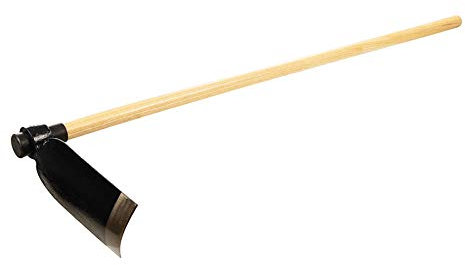 Dapetz ® El acero sólido resistente de la excavación de la azada forjó el jardín largo del suelo de la manija de la madera dura 1350m m