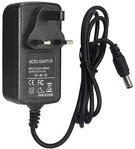 12V 2A DC Power Adapter, Converter Adapter Driver AC 100-240V Supply to DC 12V, AC to DC Converter Adapter Transformer for CCTV Camera, USB 3.0 HUB, LED Lights