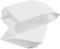 PACKRA - Sacchetti Carta Kraft Bianchi, Buste Regalo di Carta, Sacchetti Alimentari Carta Pane Piccoli per Trasportare Articoli e Acquisti da Asporto, Cibo, Libri (50 pezzi, 15cm x 27cm x 6cm)