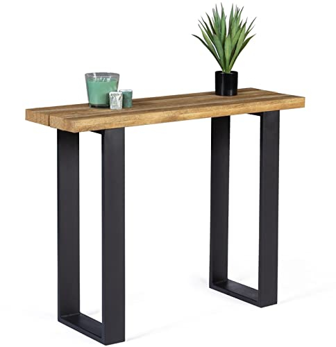 IDMarket - Console Blanca Plateau ajouré Effet Lattes