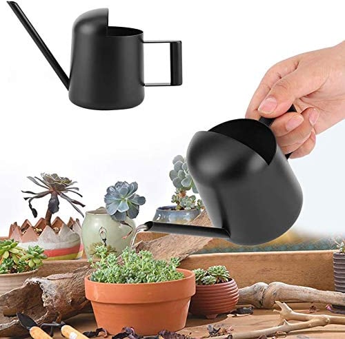 Smallterm Gießkanne Zimmerpflanzen Giesskanne Mini Gießkanne 300ml Kleine Gießkanne mit Langen Hals für Gartenpflanzen Topfpflanzen Hängepflanzen Wohnung Home Büro Sukkulenten Innen Draußen