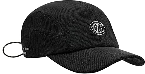 CLAPE Unisex Cord Basecap Embroidery Baseball Cap Vintage Trucker Cap 5 Panel Fitted Cap Verstellbar Outdoor Schildkappen