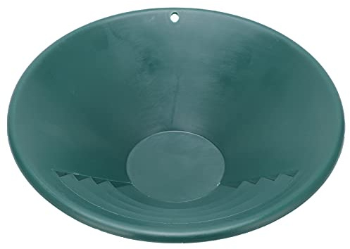 Acouto 260mm Gold Panning Pan ABS Gold Setacciatura Classificatore Lagio soio Accessorio Verde