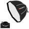 Triopo KX55 Soft Box 21.6in/55cm Octogone Parapluie Photographie Softbox pour Godox V1 AD200Pro Tête Ronde Flash Speedlite Speedlight Soft Box Diffuseur de Lumière