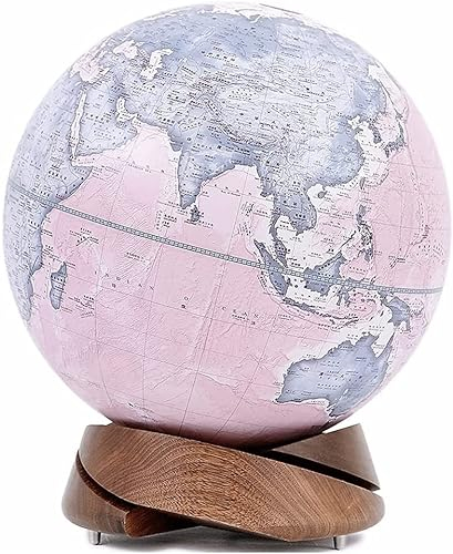 Globus Niedliche, elegante, hochwertige, dekorative Weltkugel, kreative geografische Kugel mit schwarzer Walnussbasis, 25,4 cm Durchmesser unterhaltsame Bildung