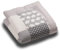ULLENBOOM Krabbeldecke für Baby 80x80 cm, Outdoor-geeignet, 100% OEKO-TEX Materialien, Made in EU, Weich gepolstert, Graue Elefanten - ideal als Spieldecke Baby