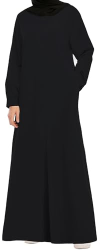 WSPLYSPJY Damen Printed Abaya Muslim Dress With Hijab Kleider