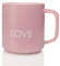 Giftandprint Tasse Pink Love, Valentinstag geschenke für die Liebste Liebesgeschenk Valentines day Geschenk Love Liebe für Sie Ihn Kaffeebecher mit Henkel, Keramik,250 ml,