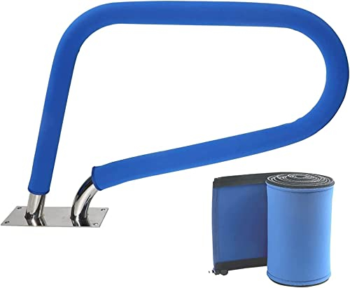 BomDog Pool-Handlauf, Poolgeländer 32 X 22,5 Zoll Schwimmbad-Treppengeländer, 304 Edelstahl-Treppen-Pool-Handlauf 400 Pfund Tragfähigkeit