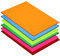 sourcing map Lot de 6 feuilles acryliques PMMA colorées transparentes de 17,8 x 12,7 cm 6 couleurs pour projets de bricolage, art, artisanat, découpe laser et gravure