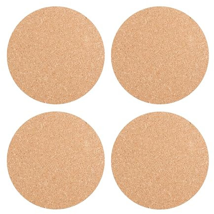 4 Pcs Round Absorbent Anti-slip Coaster Mats for Indoor/Outdoor - Mats for Pots & Coasters (5 Inches)