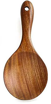 Wood Rice Spoon Rice Paddle Scoop Wooden Kitchen Spoon Ladle Tablespoon Big Serving Spoon Wooden Kitchen Utensils Tableware
